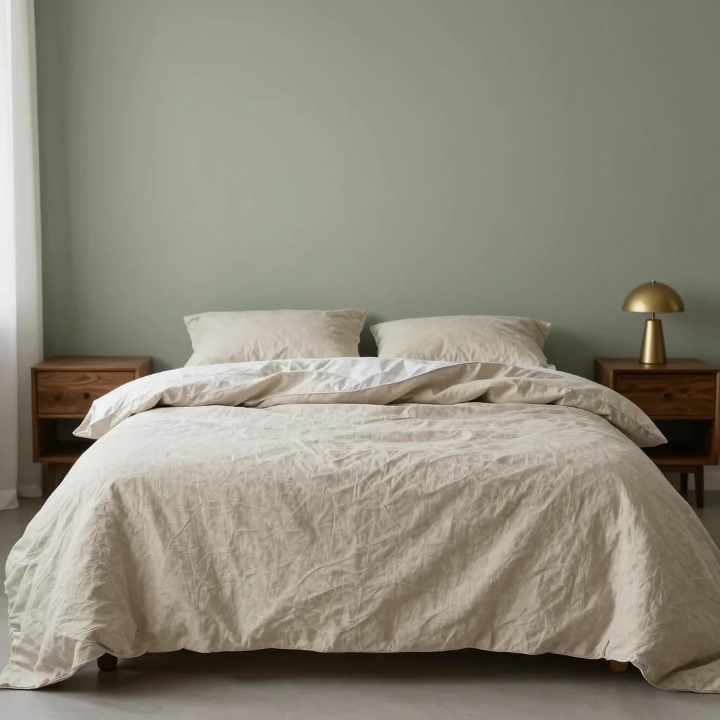 Oat Linen Duvet Set