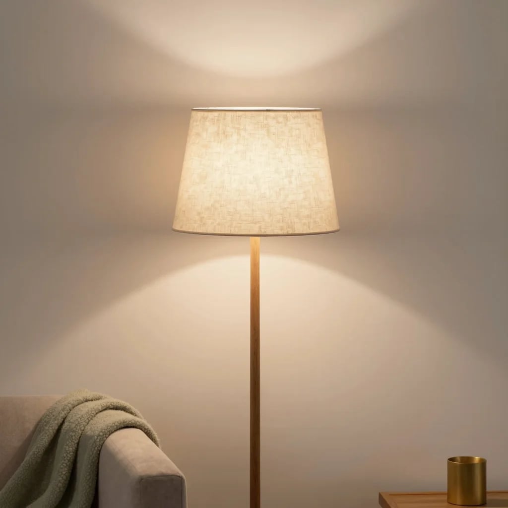 Cream Linen Lamp Shade