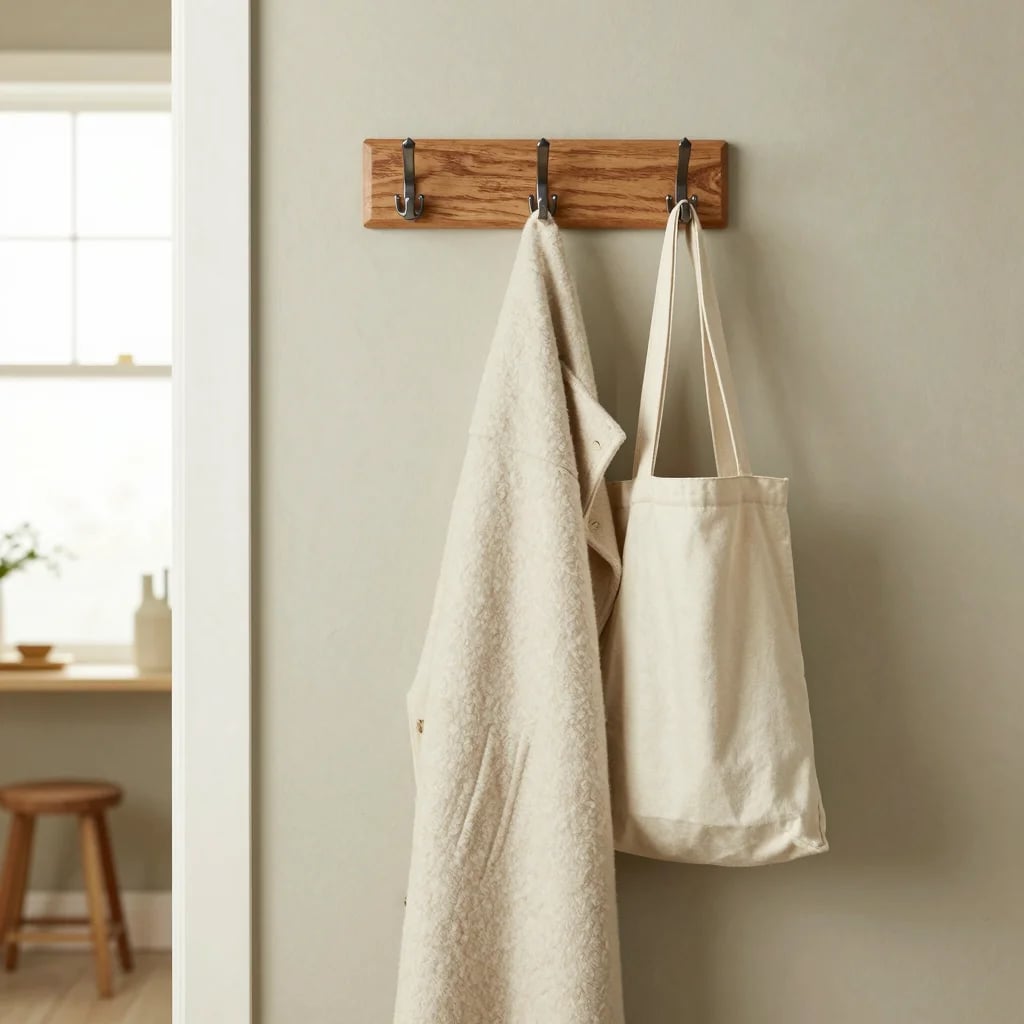 Walnut Wall Hook Set