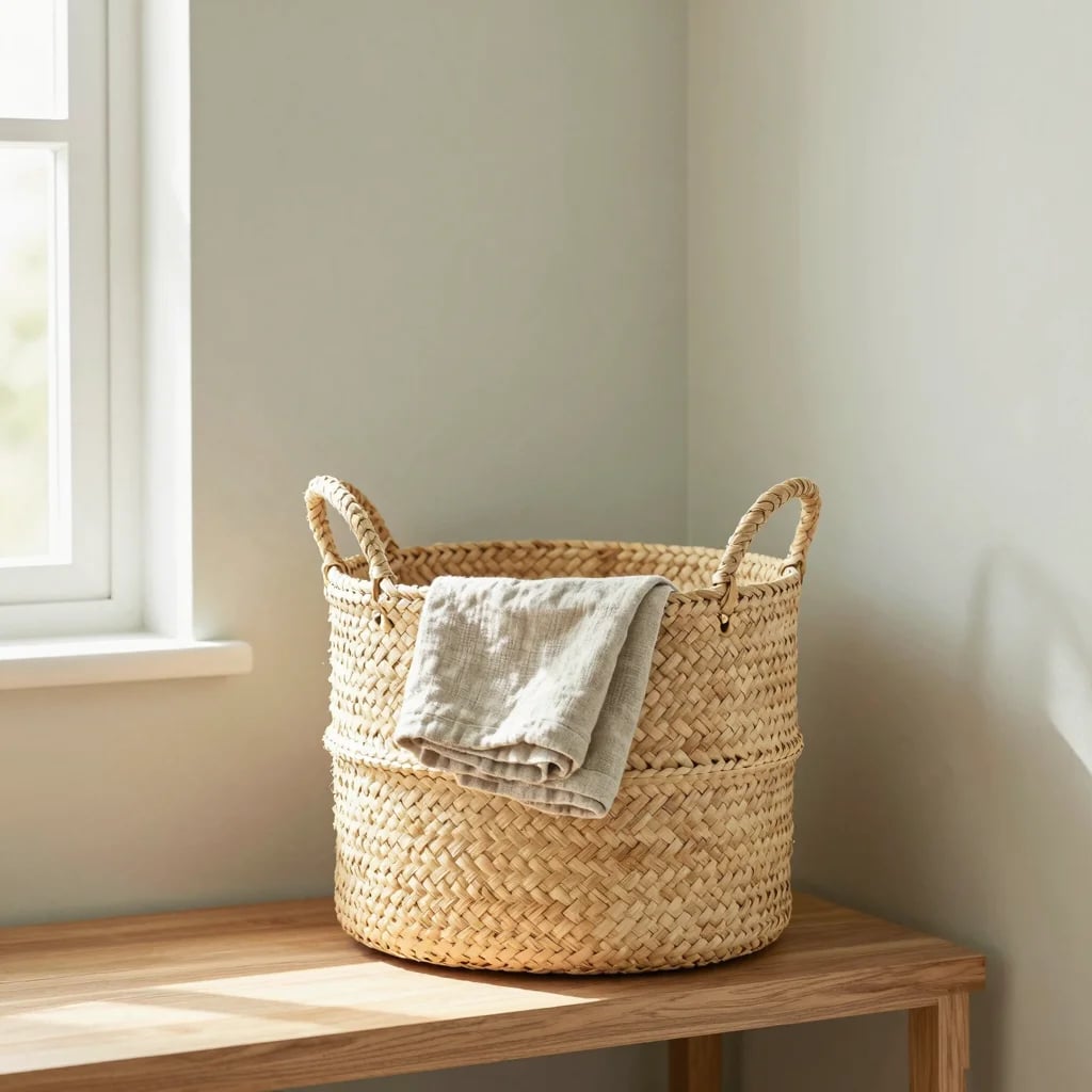 Woven Handle Basket