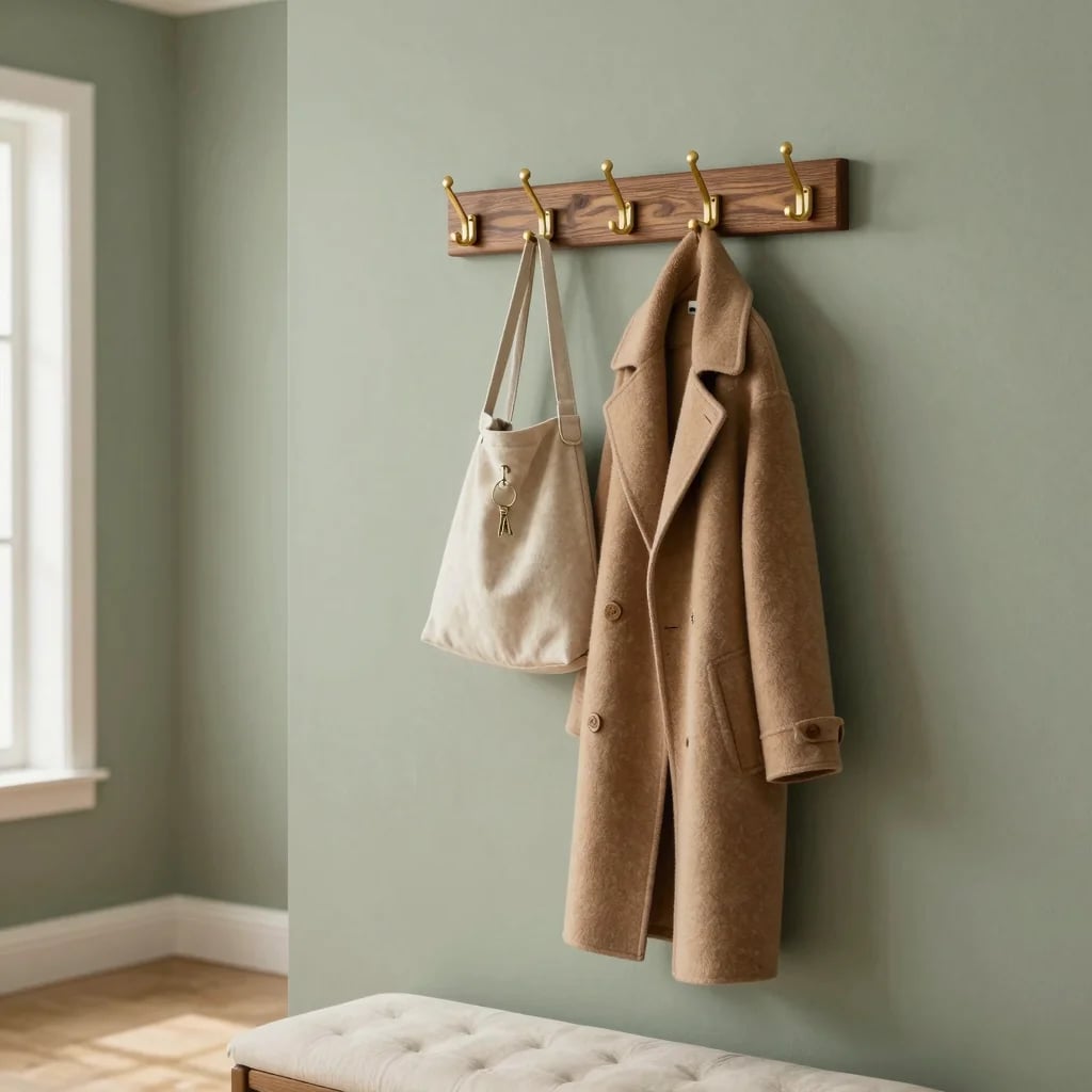 Entryway Hook Rail