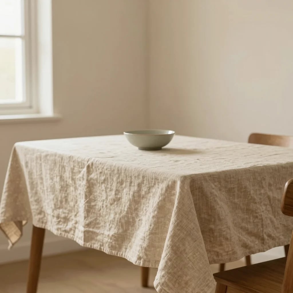 Sand Linen Tablecloth